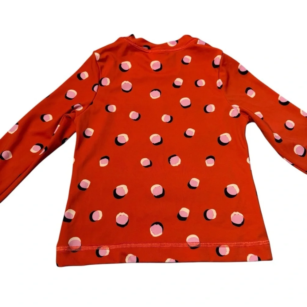 Hanna Andersson Swim Rashguard Long Sleeve Orange Top Size 3T